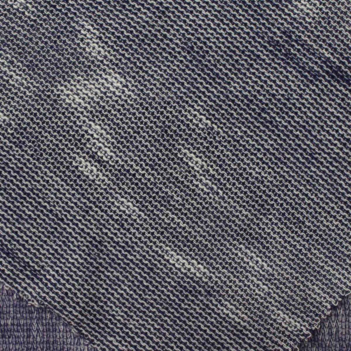 Navy Marl Chunky Knit, Poly-Viscose, 150 gsm