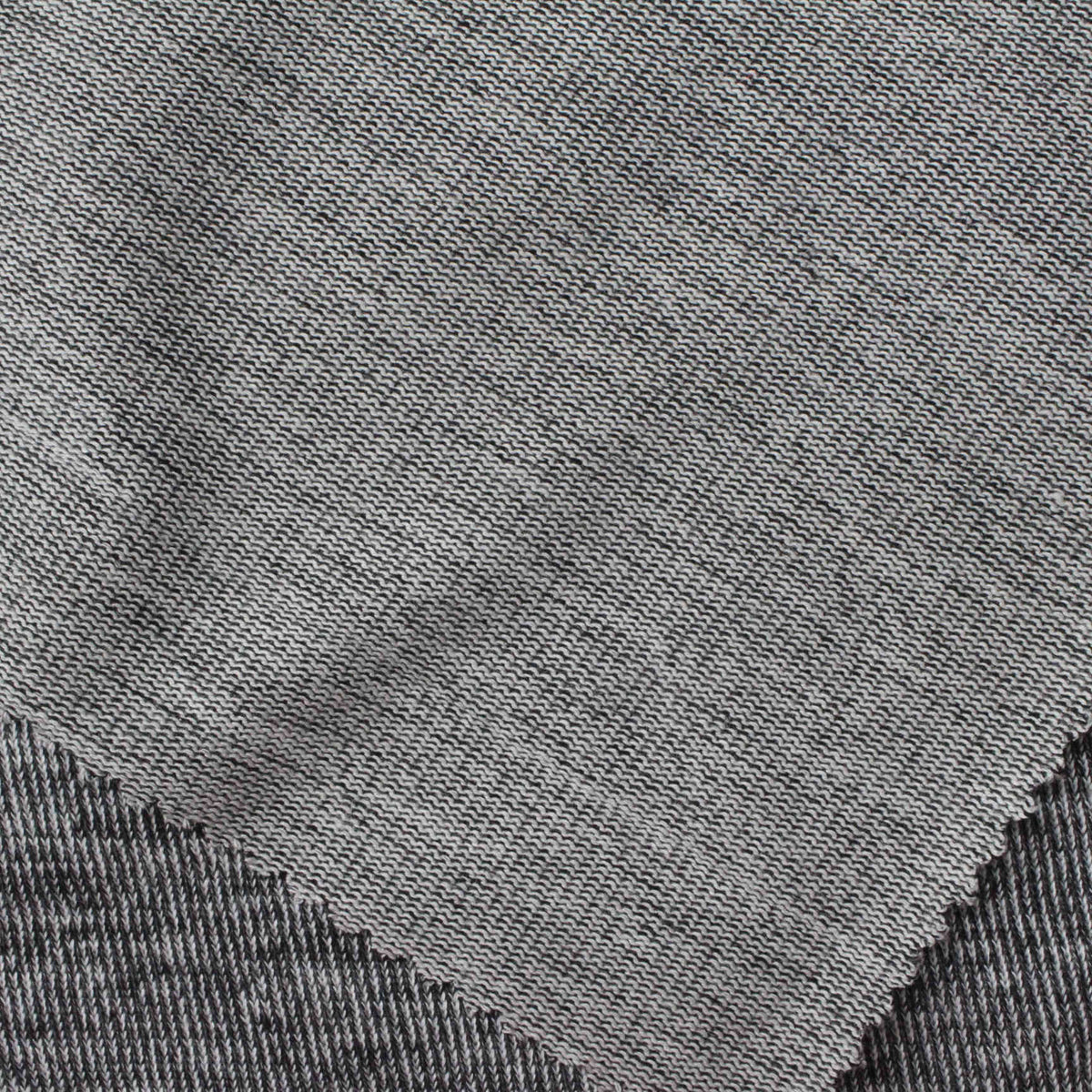 Grey Marl Chunky Knit, Poly-Viscose, 190 gsm, 150 cm
