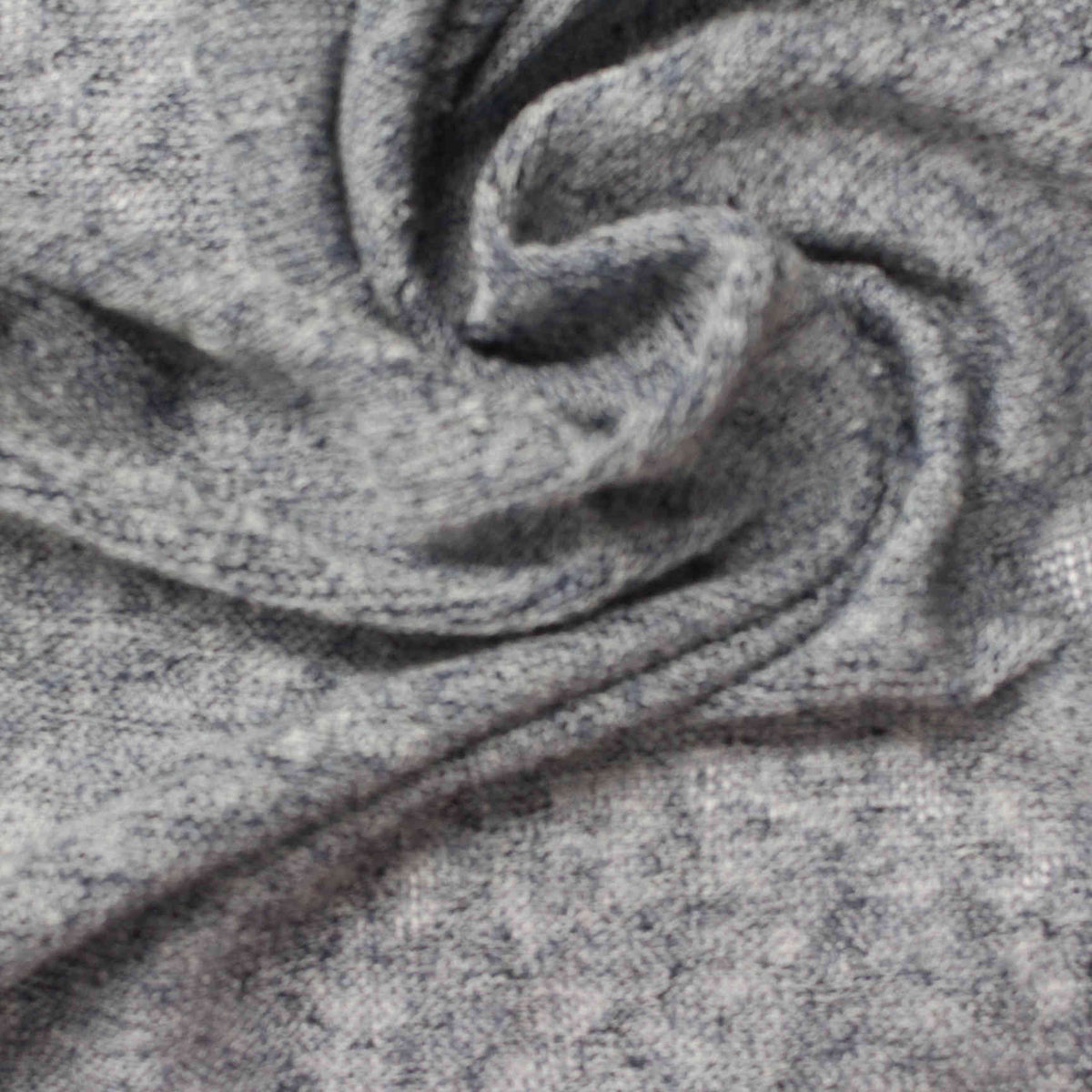Grey Marl Chunky Knit, Polyester, 190 gsm