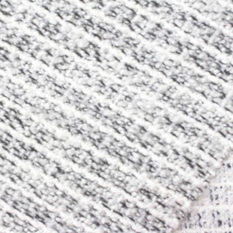 Black Marl Chunky Knit, Poly-Cotton, 250 gsm, 170 cm