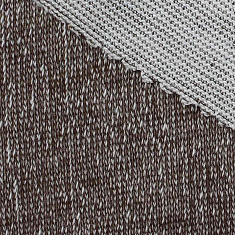 Light Grey Marl Chunky Knit, Poly-Viscose, 281 gsm