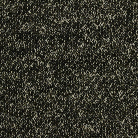 Cotton Polyester French Terry Fabric, 213 gsm, 165 cm — Black