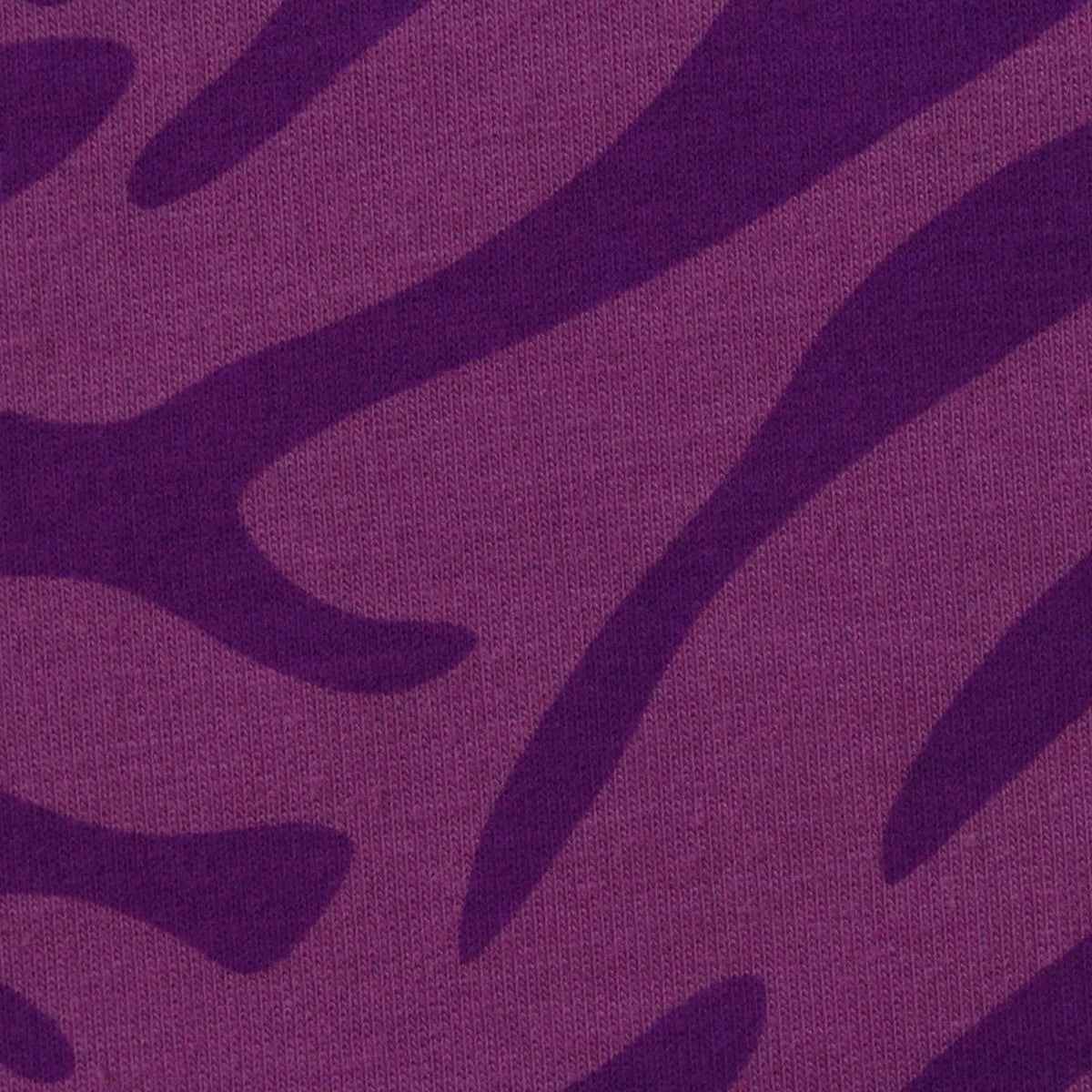 Purple Zebra French Terry