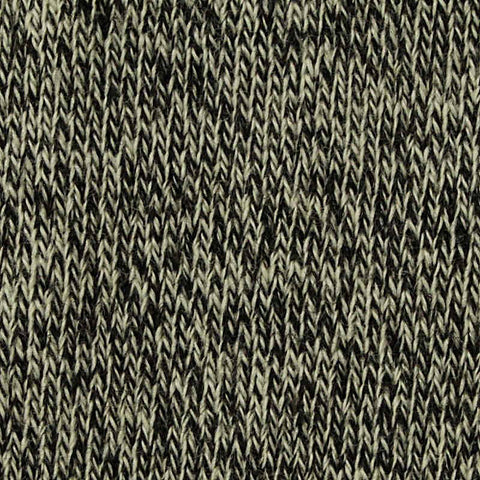 Black Marl French Terry, Cotton-Poly, 264 gsm