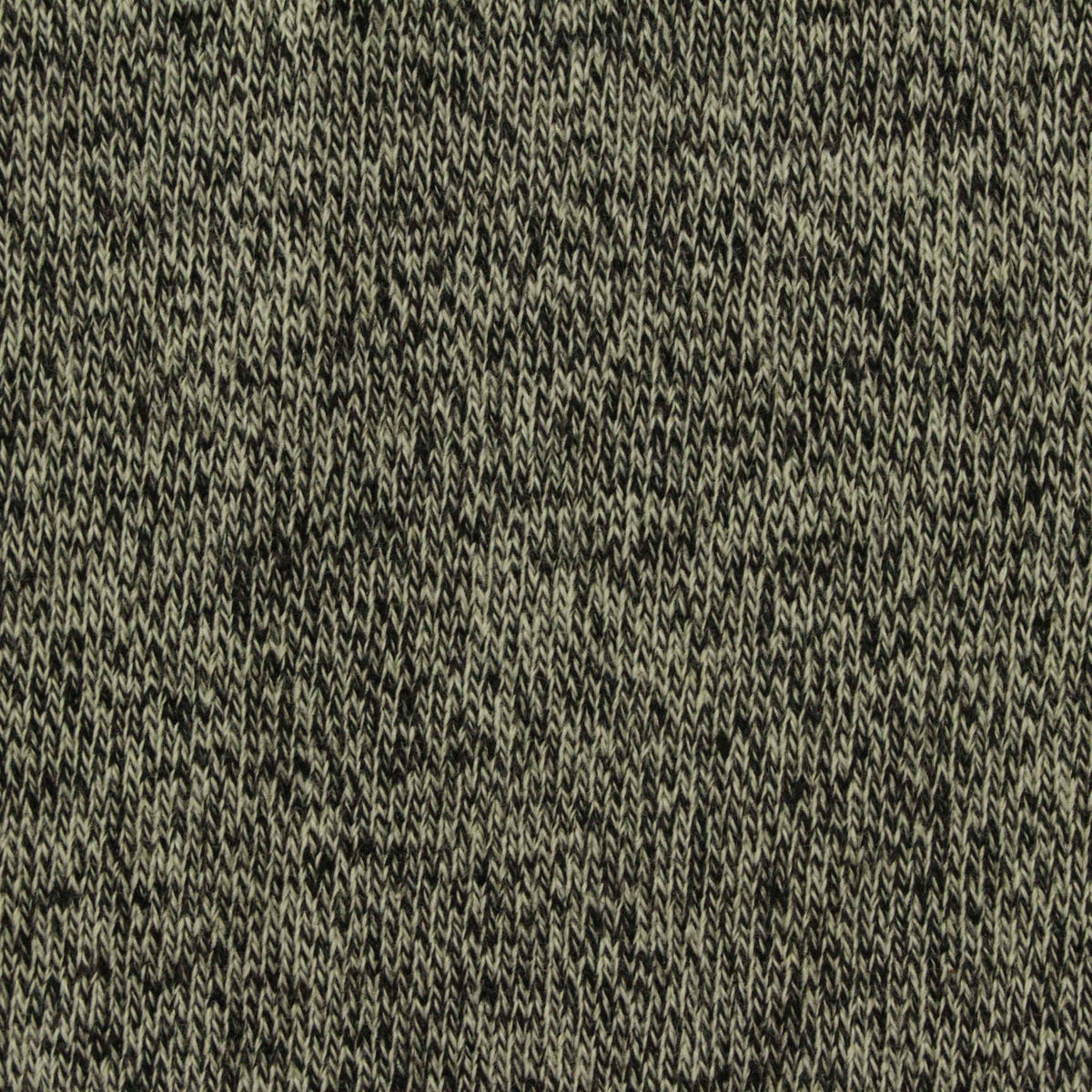 Black Marl French Terry, Cotton-Poly, 264 gsm