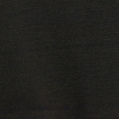 French Terry Fabric, 198 gsm, 195 cm — Black