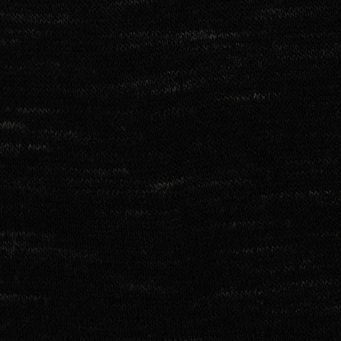 Black Marl French Terry, 288 gsm, 165 cm