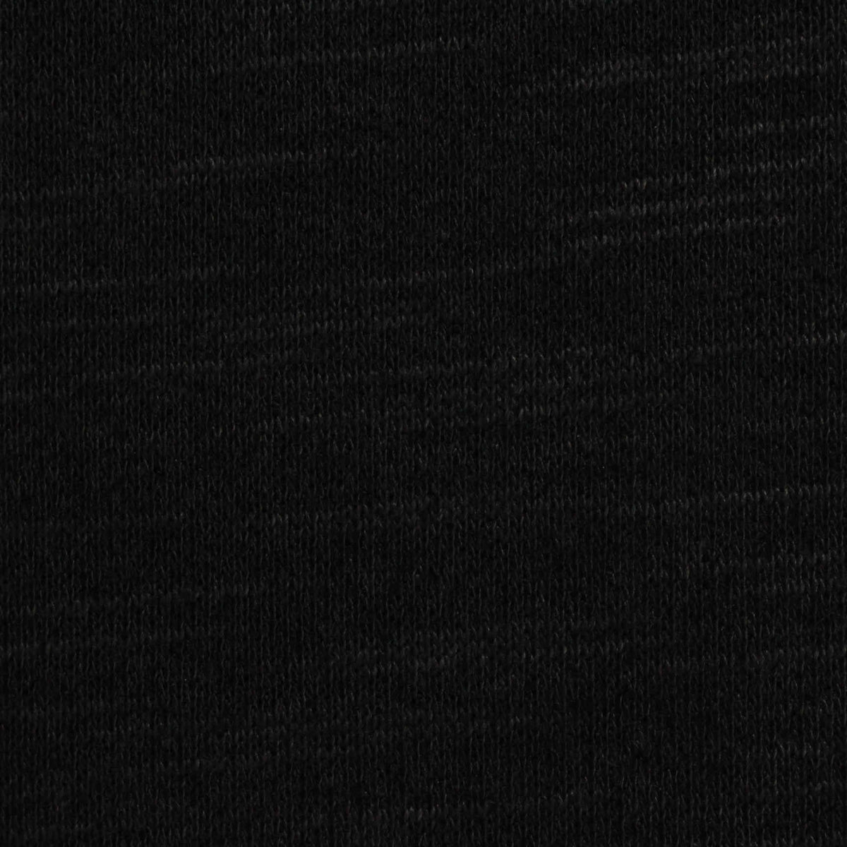 Heathered Black Marl French Terry, Poly-Cotton