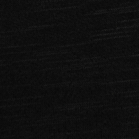 Heathered Black Marl French Terry, Poly-Cotton