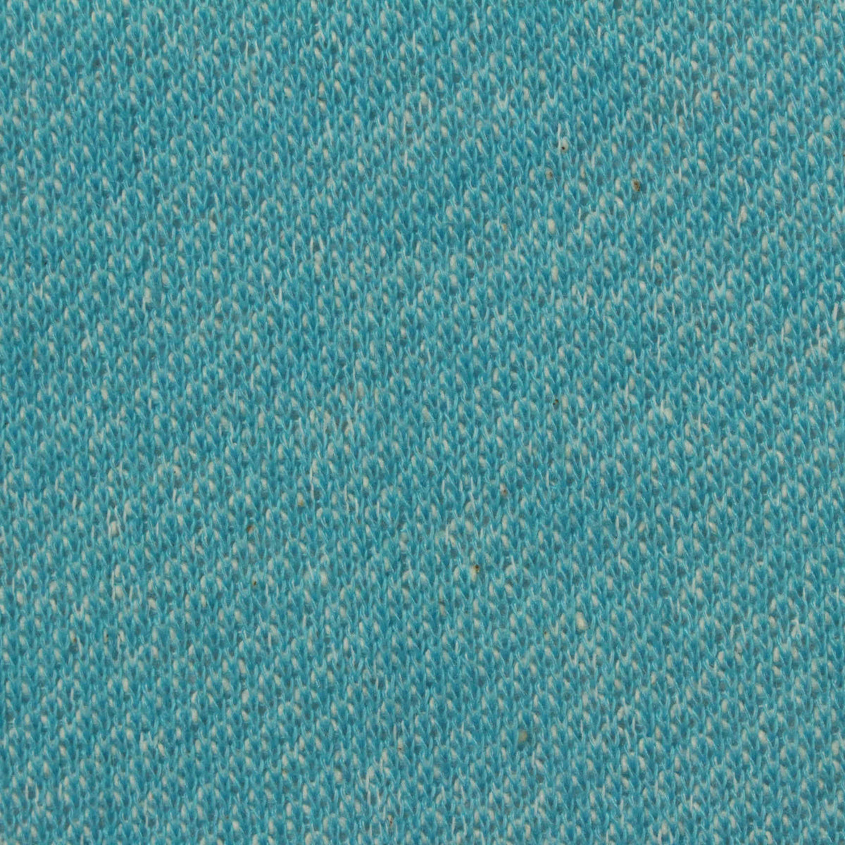 Blue Marl French Terry, Poly-Cotton, 208 gsm
