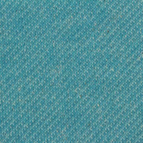 Blue Marl French Terry, Poly-Cotton, 208 gsm