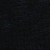 Slub Polyester Cotton French Terry Fabric, 250 gsm, 165 cm — Navy