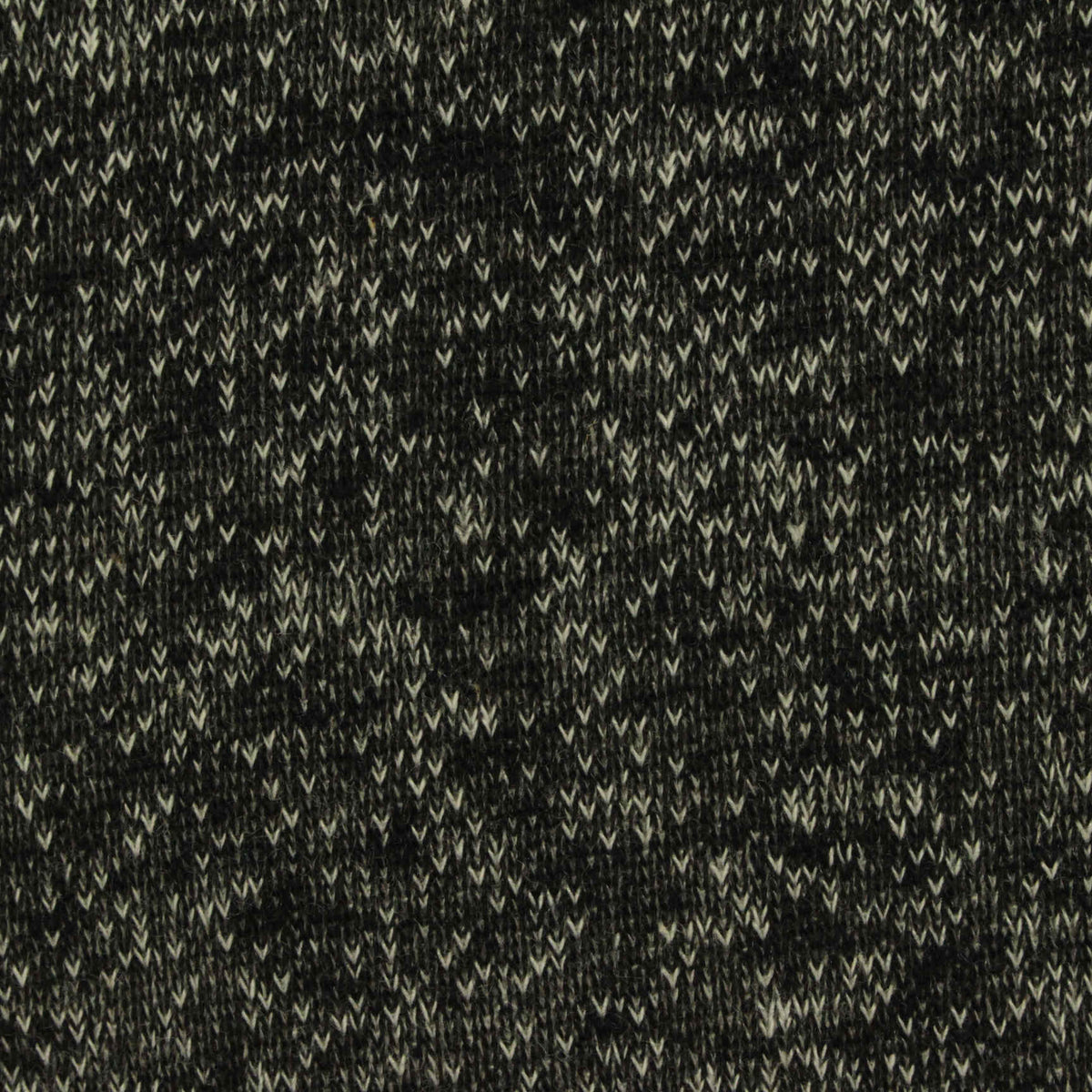 Black Marl French Terry, 200 gsm