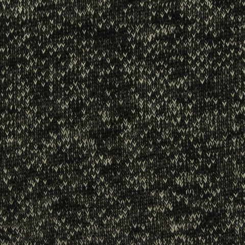 Black Marl French Terry, 200 gsm