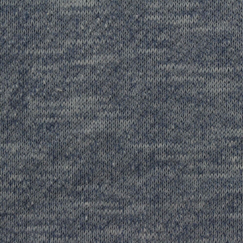 Blue Marl French Terry, 250 gsm