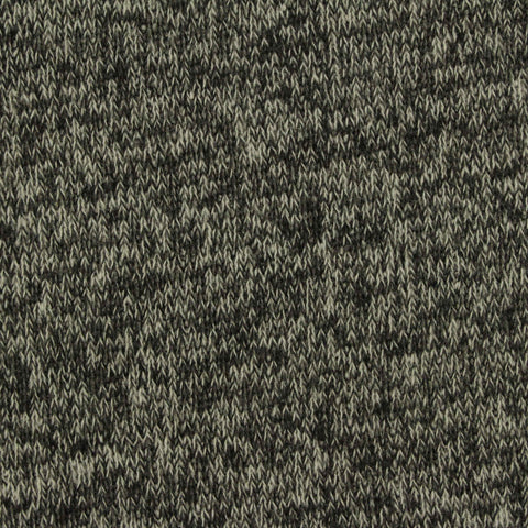 Black Marl French Terry, 240 gsm, 155 cm