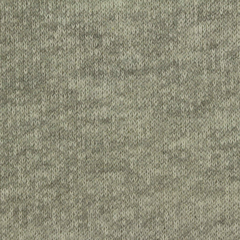 Heathered Grey Marl French Terry, Cotton-Poly, 209 gsm