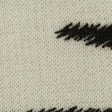 Black Zebra French Terry — texture