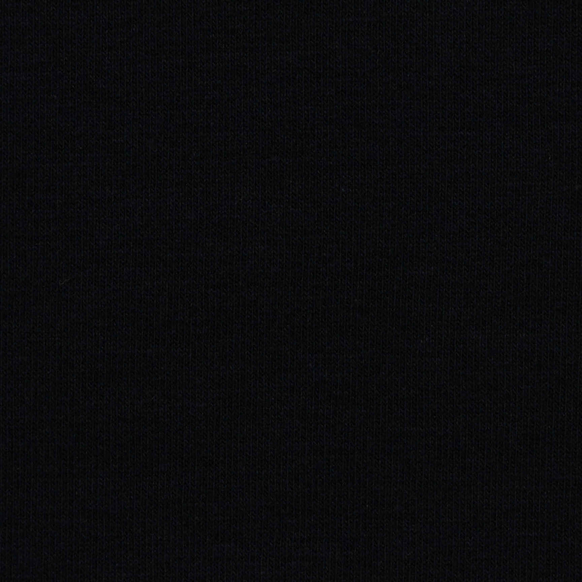 Cotton Polyester Stretch French Terry Fabric, 243 gsm, 170 cm — Black