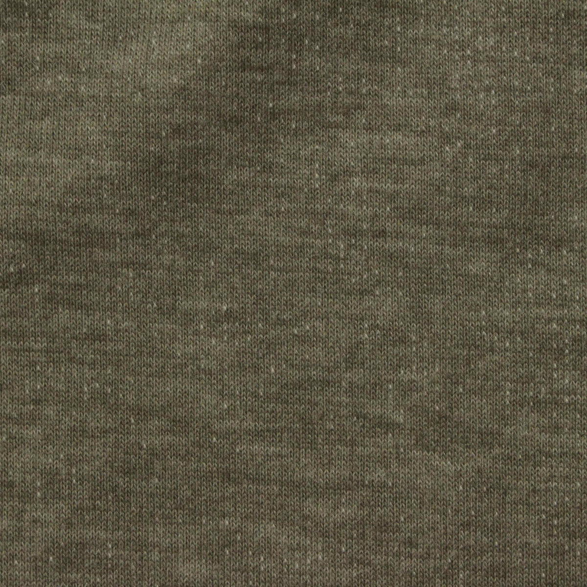 Olive Marl French Terry, Polyester, 223 gsm