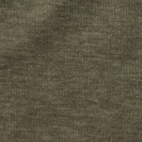 Olive Marl French Terry, Polyester, 223 gsm