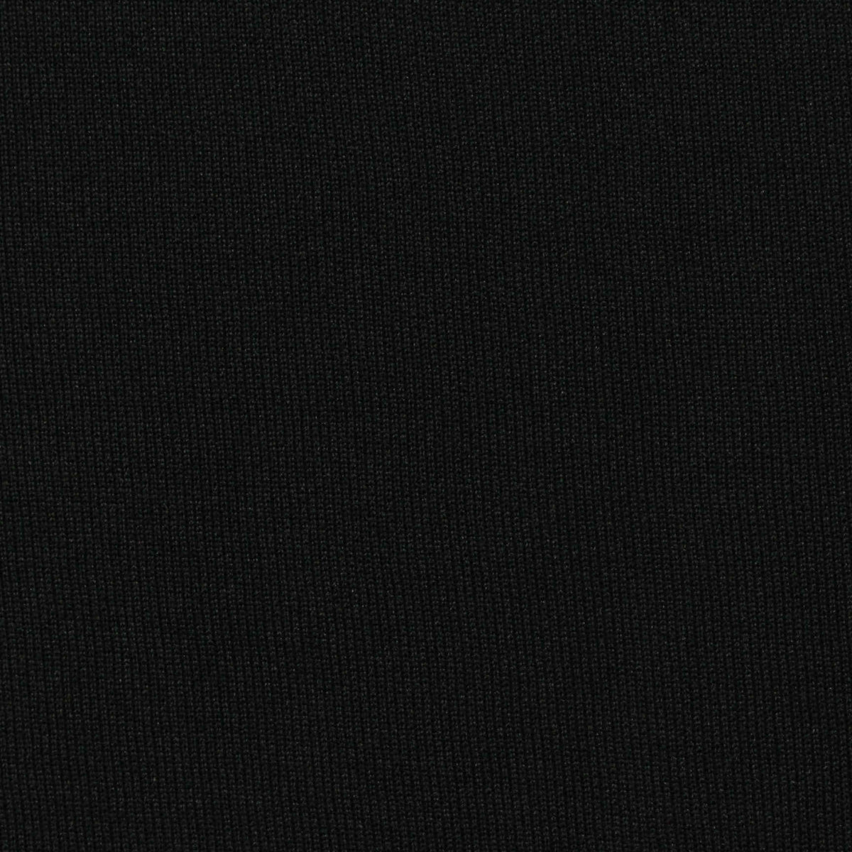 100% Polyester French Terry Fabric, 166 gsm, 165 cm — Black