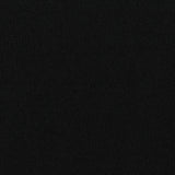 100% Polyester French Terry Fabric, 166 gsm, 165 cm — Black
