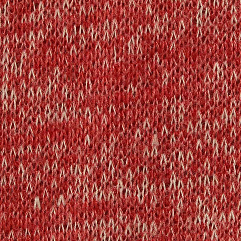Red Marl French Terry, Cotton-Poly, 251 gsm