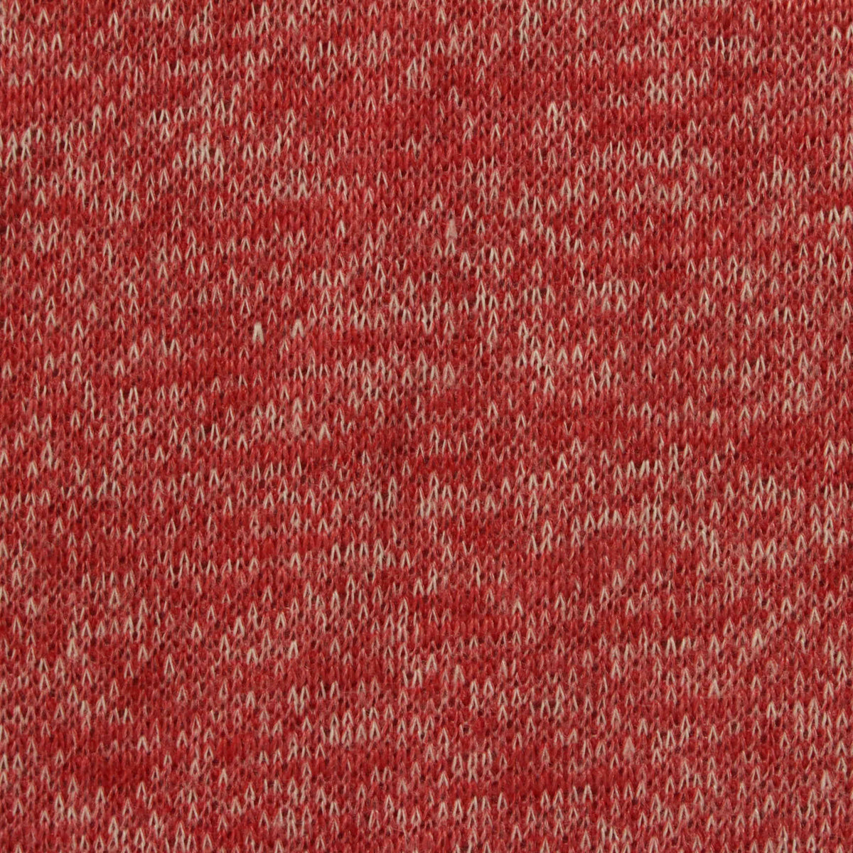 Red Marl French Terry, Cotton-Poly, 251 gsm