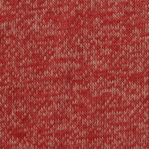 Red Marl French Terry, Cotton-Poly, 251 gsm