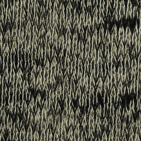 Black Marl French Terry, Cotton-Poly, 192 gsm