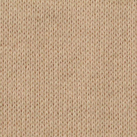 Polyester Cotton French Terry Fabric, 238 gsm, 210 cm — Beige