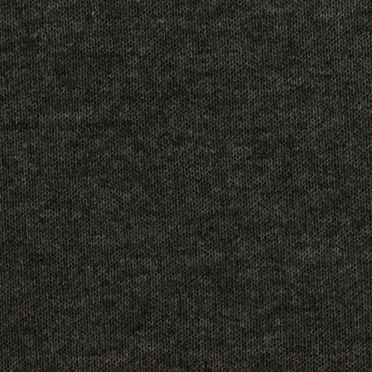 Dark Grey Heathered-Marl French Terry, Cotton-Poly, 297 gsm
