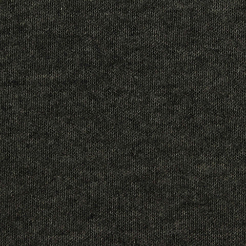Dark Grey Heathered-Marl French Terry, Cotton-Poly, 297 gsm