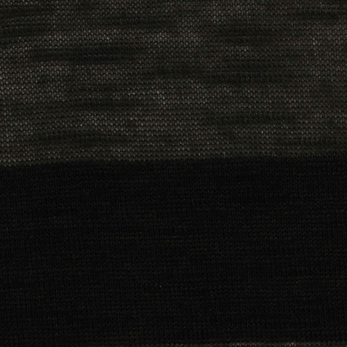 Striped Slub 100% Polyester Jersey Knit Fabric, 143 gsm, 150 cm — Black