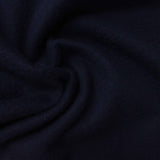 100% Polyester Interlock Knit Fabric, 184 gsm, 160 cm — Navy