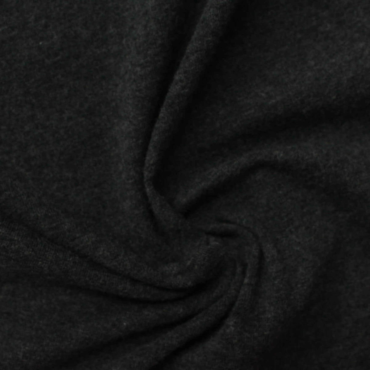 Dark Grey Marl Knit, Cotton, 204 gsm