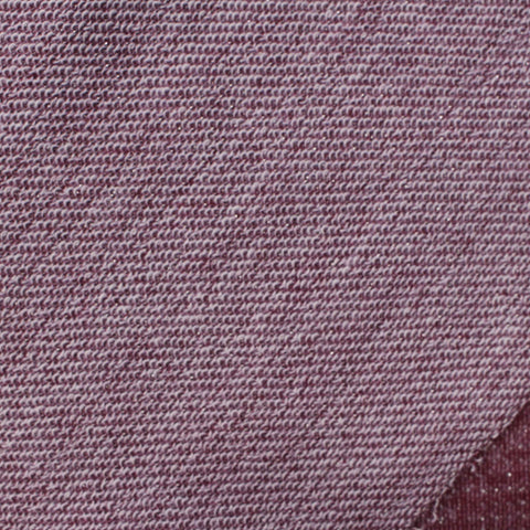 Heathered Plum Marl French Terry, Polyester