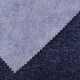 Blue Heather French Terry, Polyester