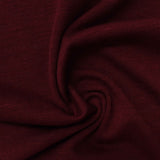 Dark Red Heathered-Marl Chunky Knit, Poly-Cotton