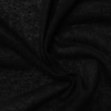 100% Polyester Jersey Knit Fabric, 142 gsm, 175 cm — Black