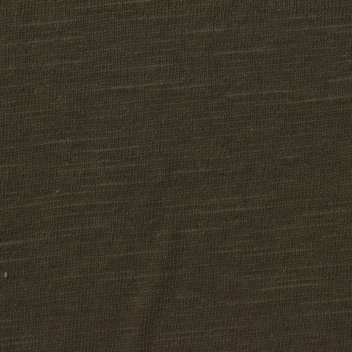 Dark Olive Heather Jersey Knit, Poly-Cotton