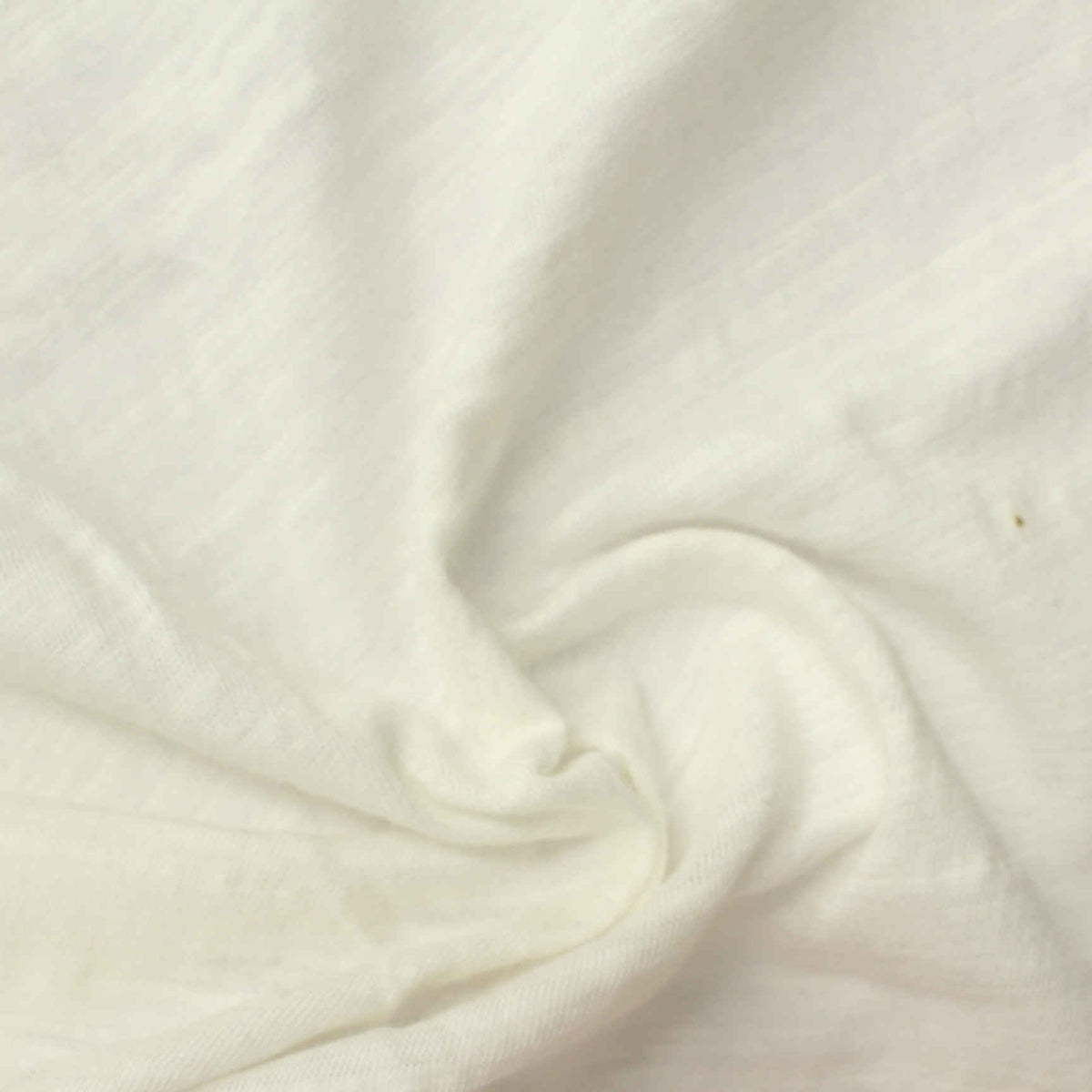 Slub 100% Viscose Jersey Knit Fabric, 100 gsm, 160 cm — White