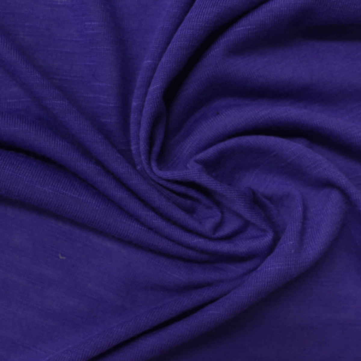 Slub Polyester Cotton Jersey Knit Fabric, 125 gsm, 180 cm — Purple