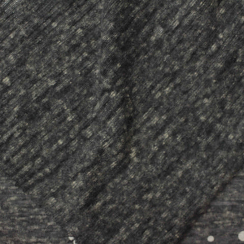 Dark Grey Marl Jersey Knit, Cotton-Poly, 137 gsm