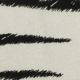 Black Zebra French Terry, Polyester — texture