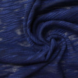 Dark Blue Marl Chunky Knit