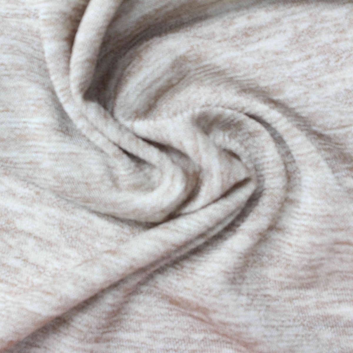 Light Cream Marl Chunky Knit, 150 gsm