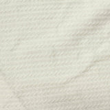 White Tone-on-Tone Chevron Jacquard, Viscose-Nylon