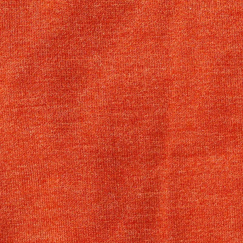 Orange Marl Jersey Knit, Acrylic-Viscose